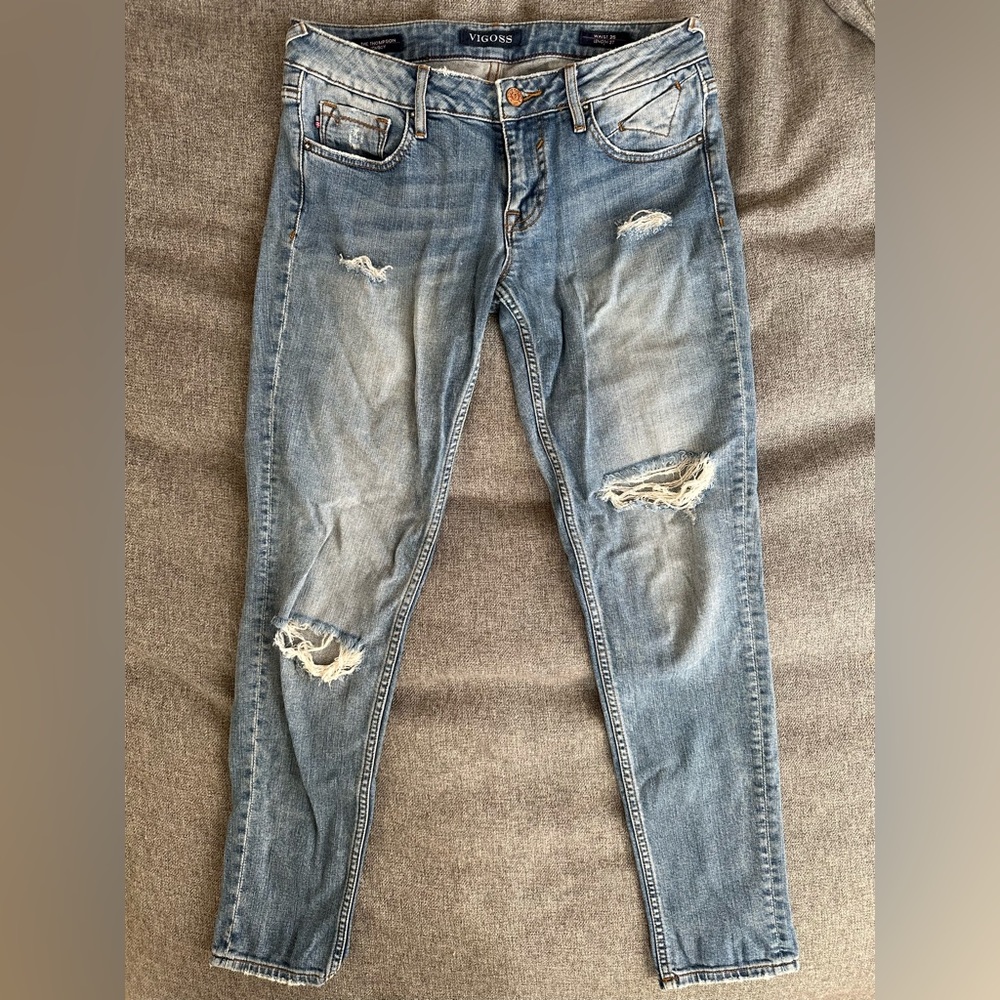 Distressed Vigoss Jeans, 25